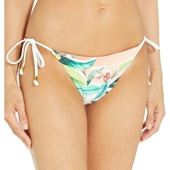 Trina Turk Other - NWT Trina Turk Women's Side Tie Hipster Bikini Bottom White Size 8